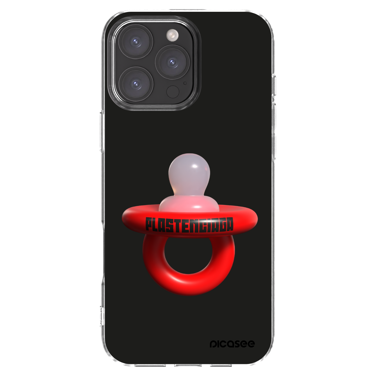 Picasee átlátszó szilikon tok az alábbi mobiltelefonokra Apple iPhone 16 Pro Max - Le Dudel