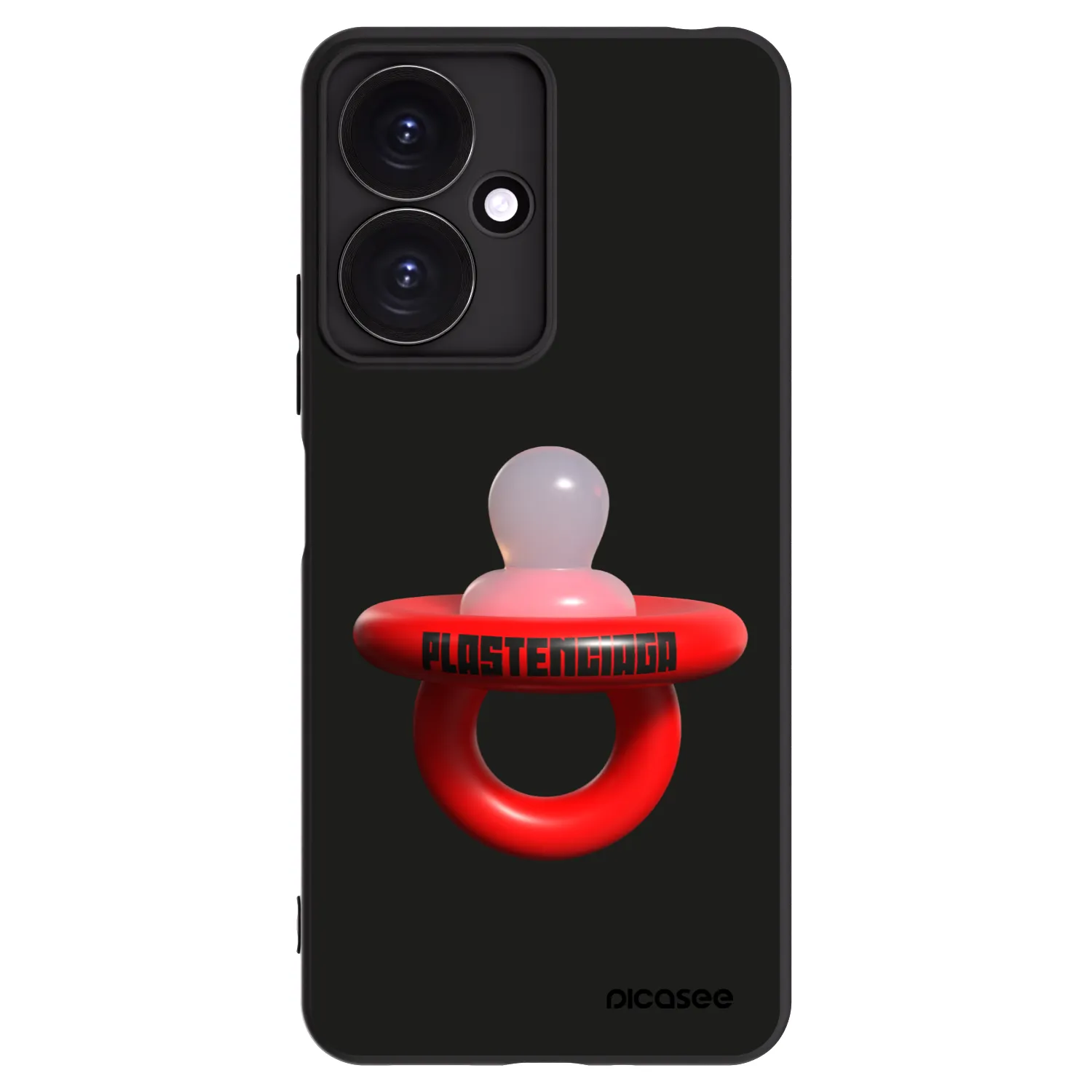 Picasee fekete szilikon tok az alábbi mobiltelefonokra Xiaomi Redmi 13C 5G - Le Dudel