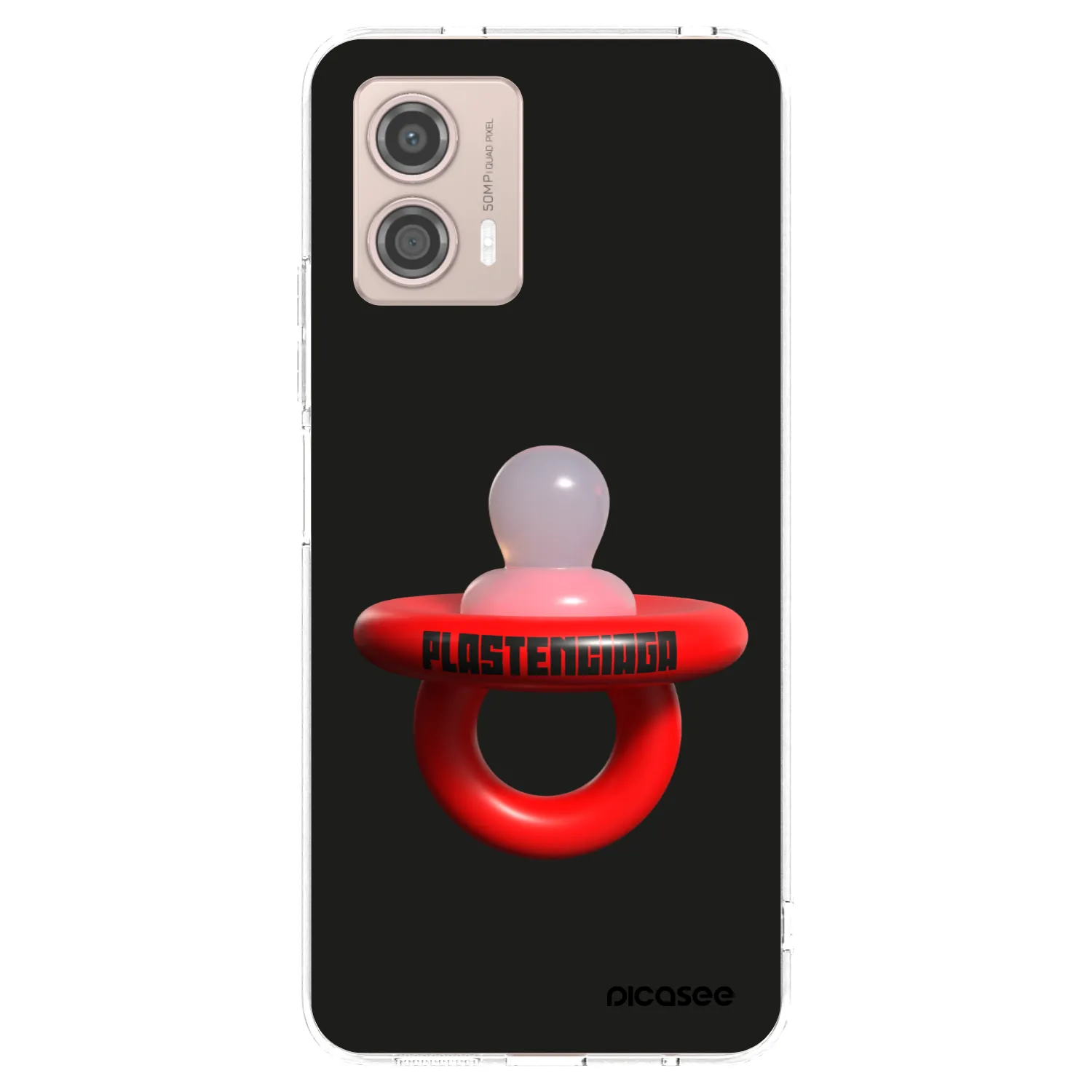 Picasee átlátszó szilikon tok az alábbi mobiltelefonokra Motorola Moto G53 5G - Le Dudel