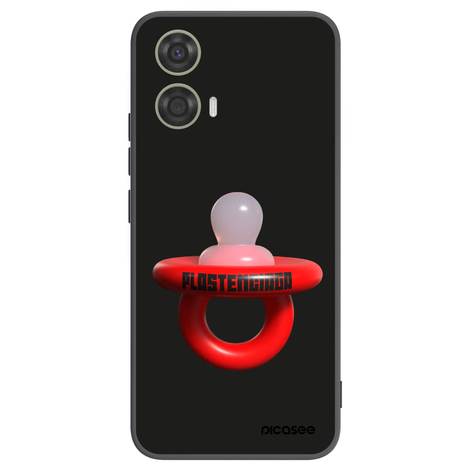 Picasee fekete szilikon tok az alábbi mobiltelefonokra Motorola Moto G24 - Le Dudel
