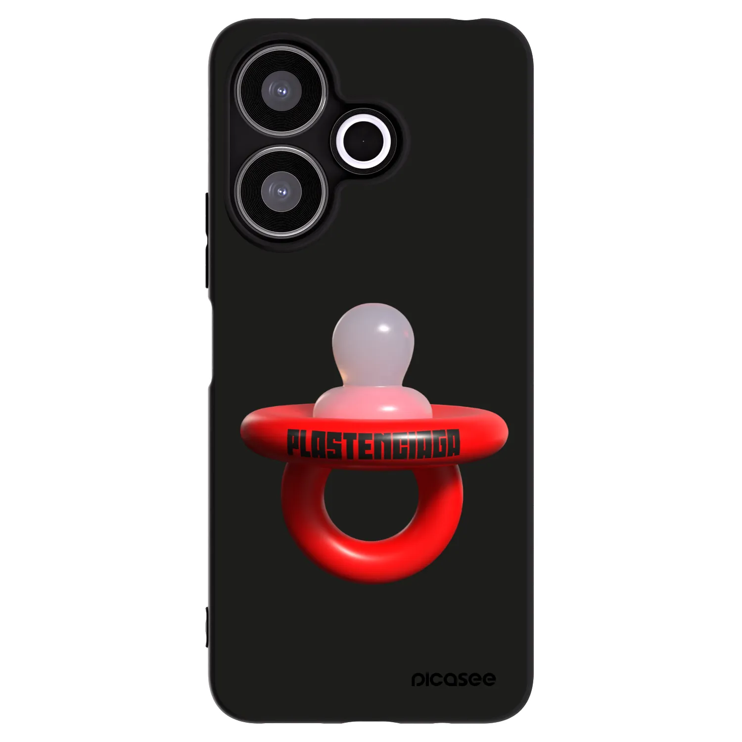 Picasee fekete szilikon tok az alábbi mobiltelefonokra Xiaomi Redmi 13 4G - Le Dudel