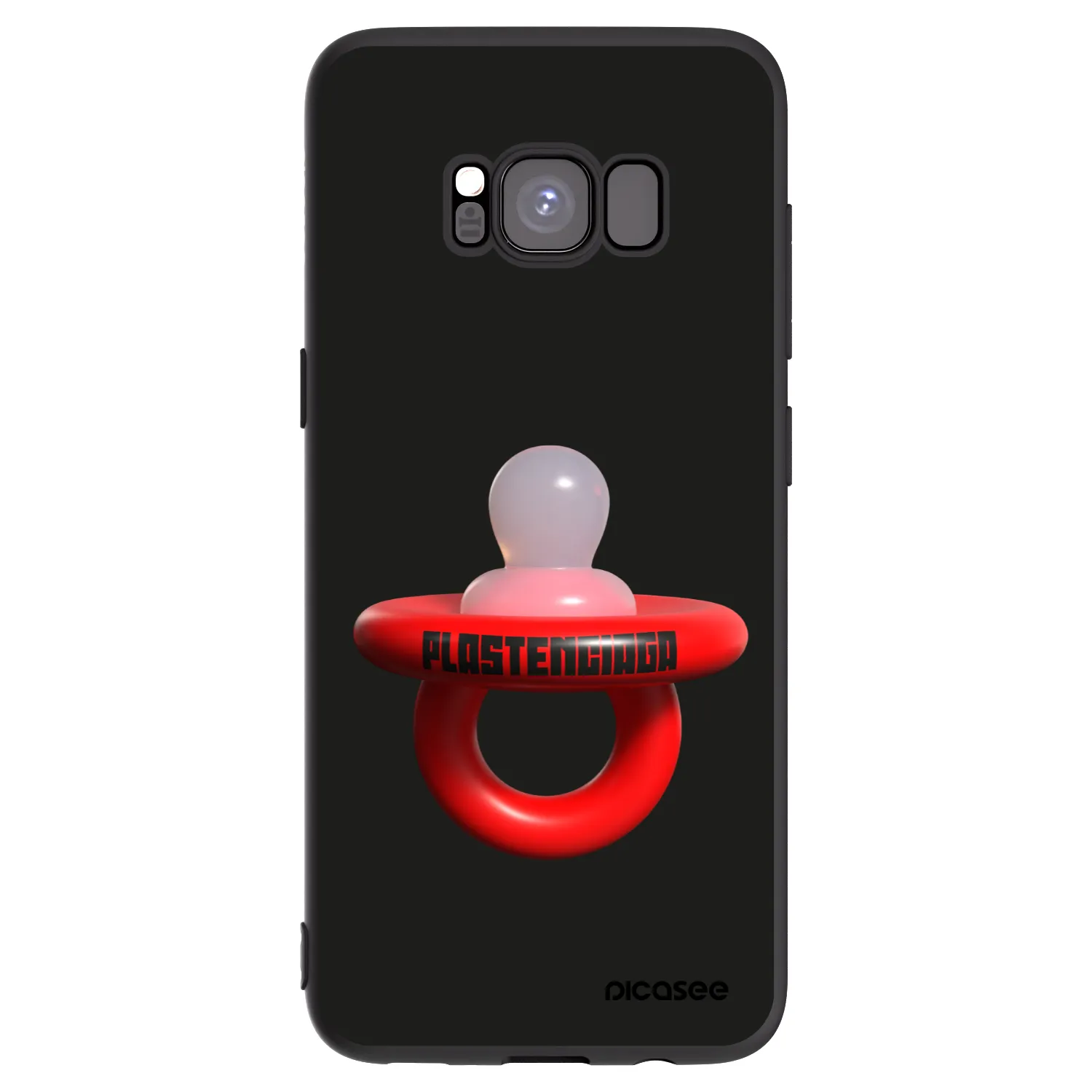 Picasee fekete szilikon tok az alábbi mobiltelefonokra Samsung Galaxy S8 G950F - Le Dudel