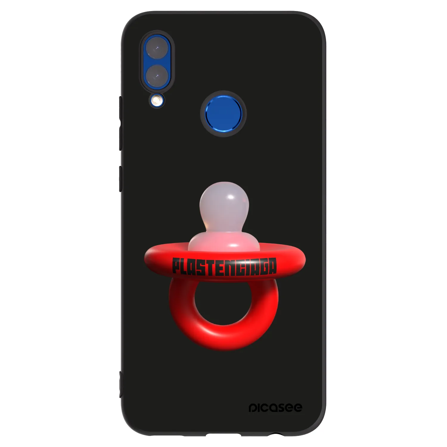 Picasee fekete szilikon tok az alábbi mobiltelefonokra Huawei P Smart 2019 - Le Dudel