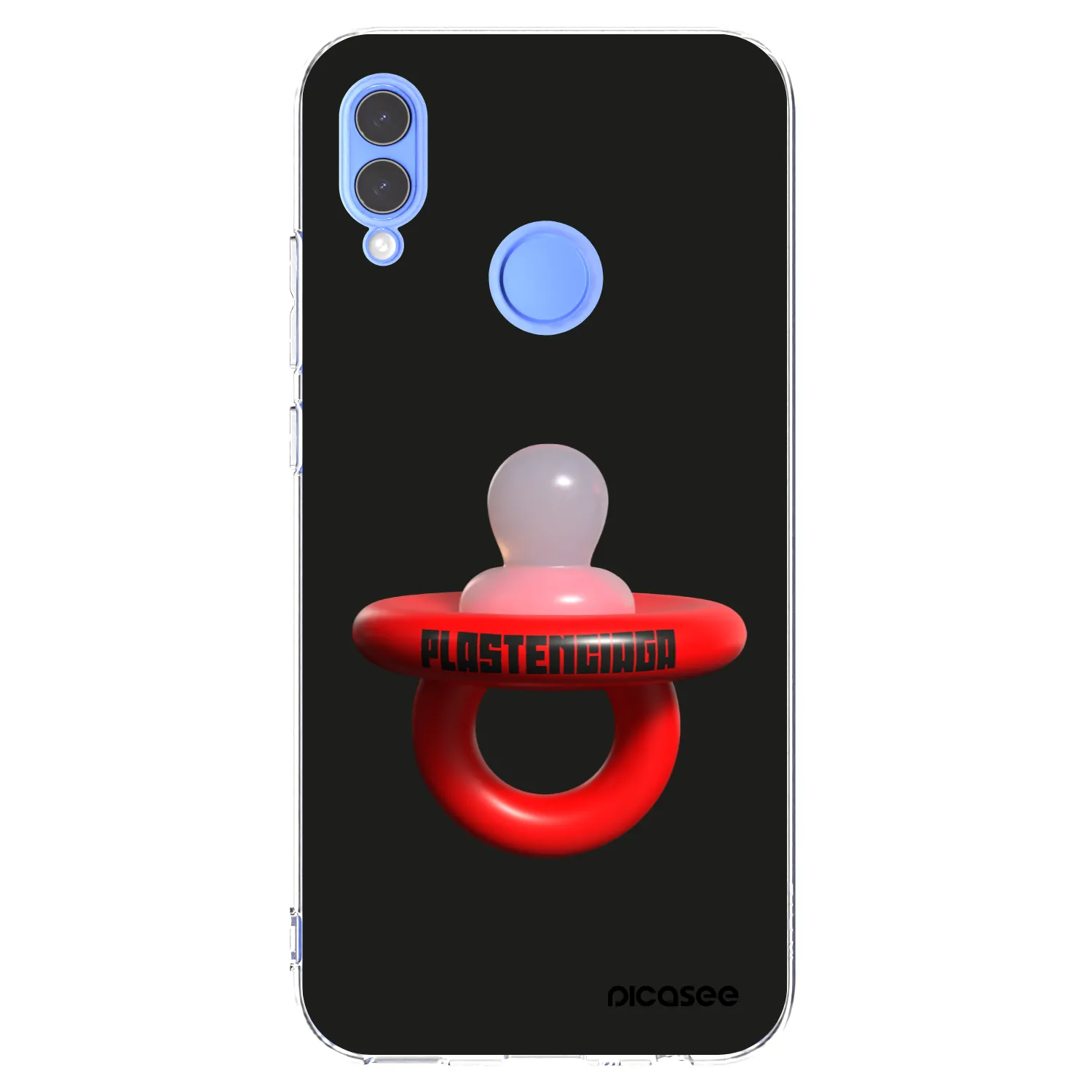 Picasee átlátszó szilikon tok az alábbi mobiltelefonokra Huawei P Smart 2019 - Le Dudel