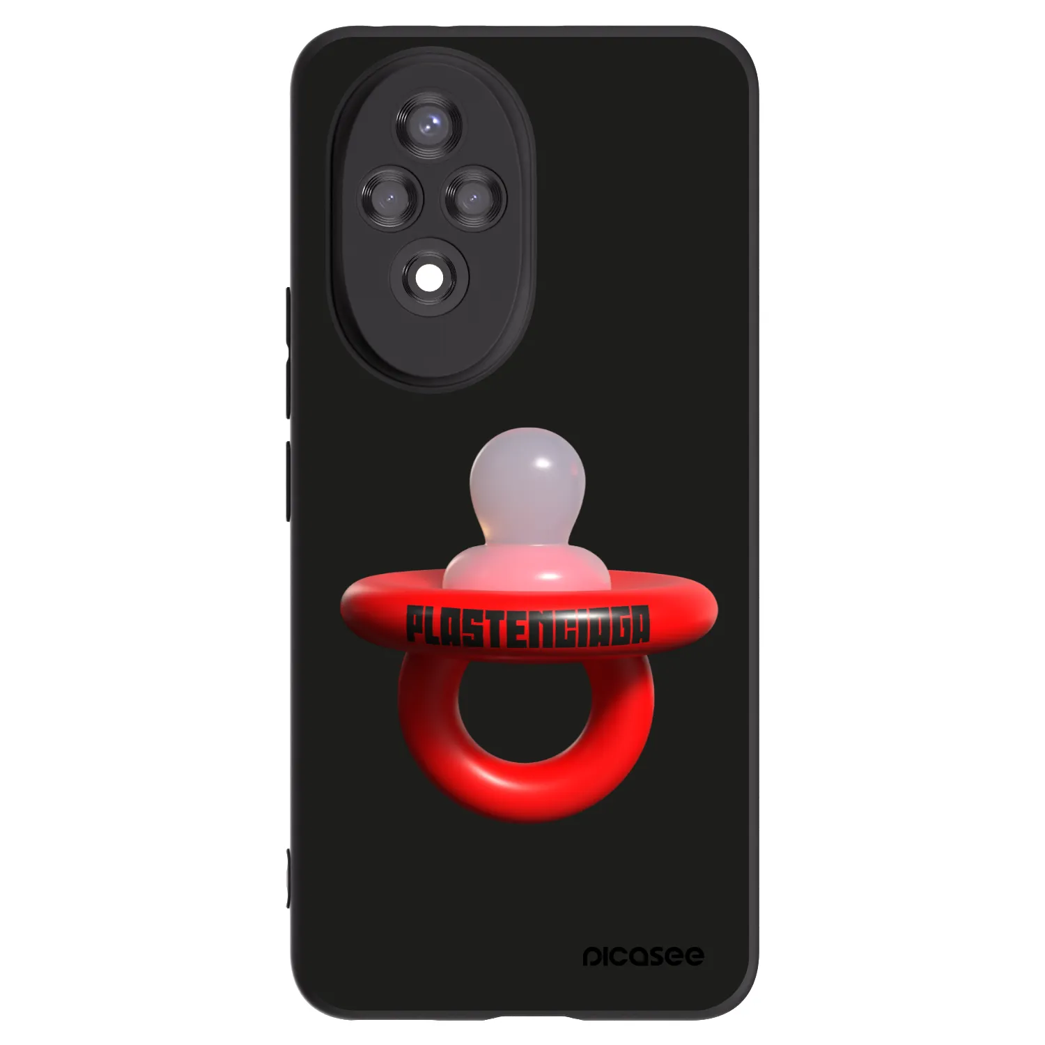Picasee fekete szilikon tok az alábbi mobiltelefonokra Honor 200 5G - Le Dudel