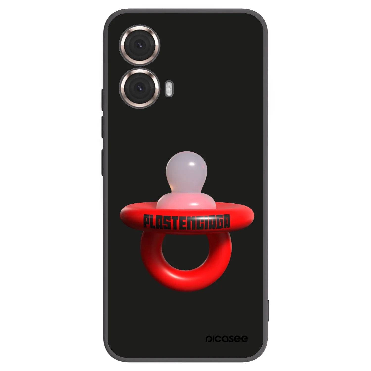 Picasee fekete szilikon tok az alábbi mobiltelefonokra Motorola Moto G85 - Le Dudel
