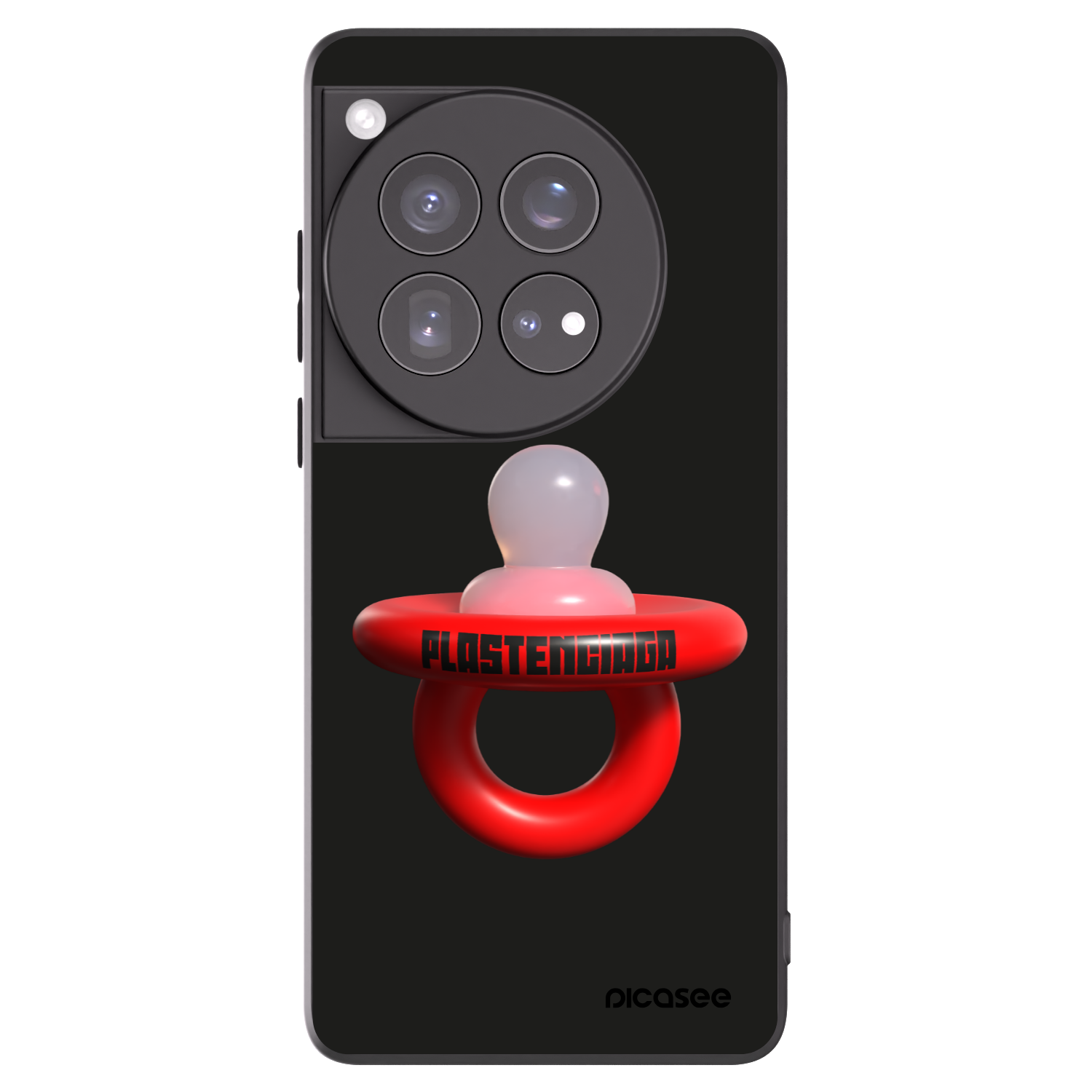 Picasee fekete szilikon tok az alábbi mobiltelefonokra OnePlus 12 5G - Le Dudel