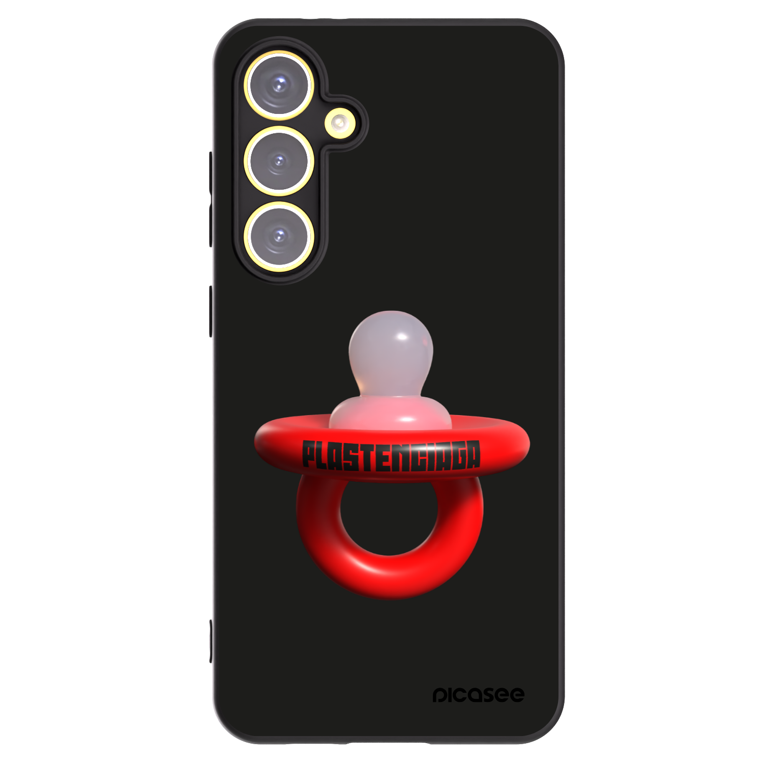 Picasee fekete szilikon tok az alábbi mobiltelefonokra Samsung Galaxy S24 FE S721B - Le Dudel