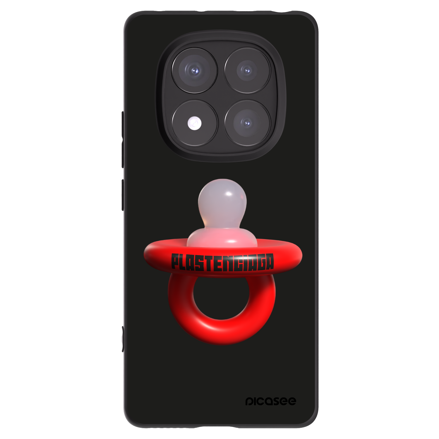 Picasee fekete szilikon tok az alábbi mobiltelefonokra Xiaomi Redmi Note 14 Pro 5G - Le Dudel