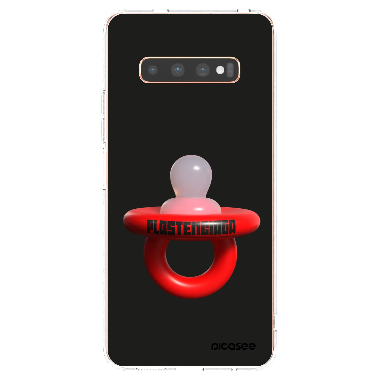 Picasee átlátszó szilikon tok az alábbi mobiltelefonokra Samsung Galaxy S10 Plus G975 - Le Dudel