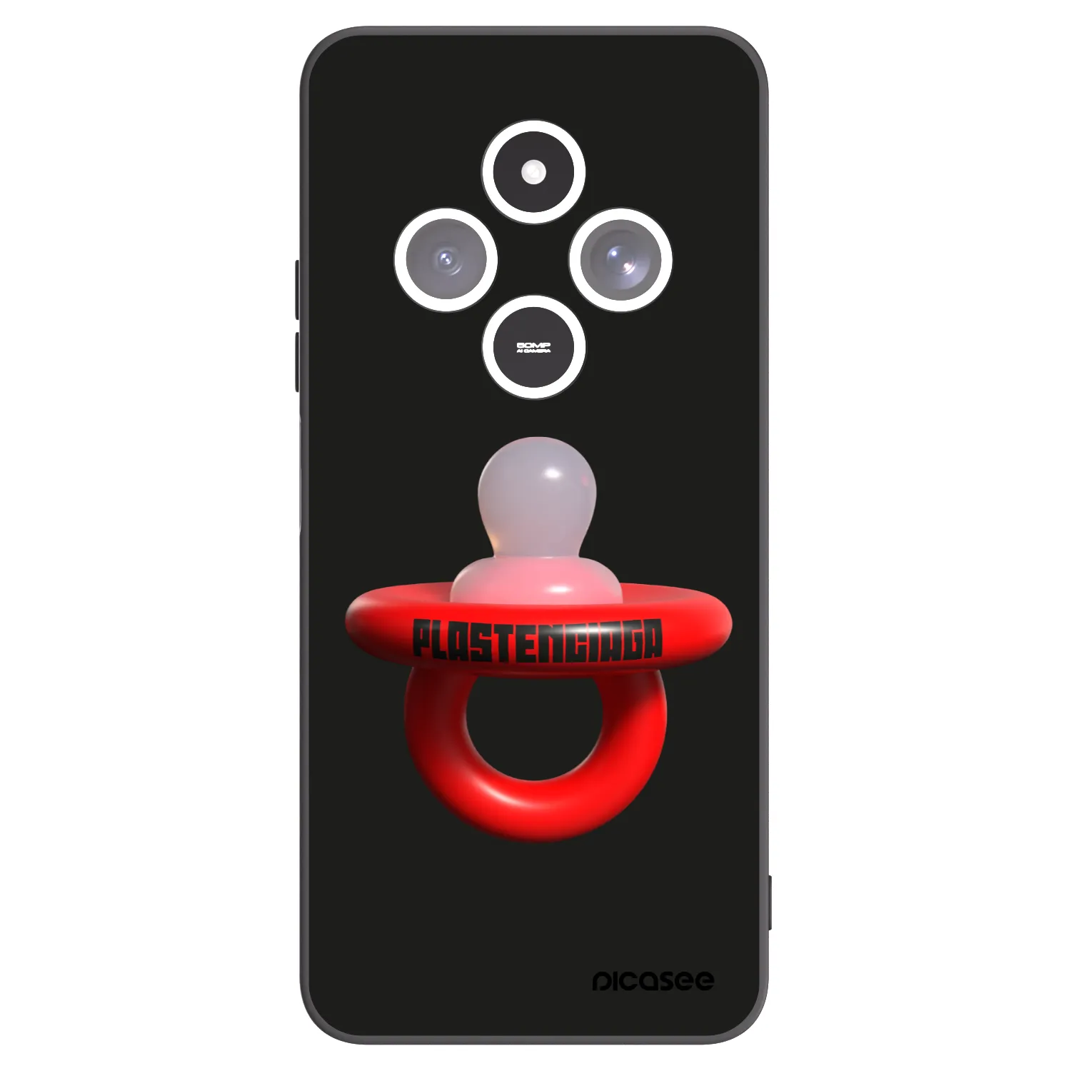 Picasee fekete szilikon tok az alábbi mobiltelefonokra Xiaomi Redmi 14C - Le Dudel