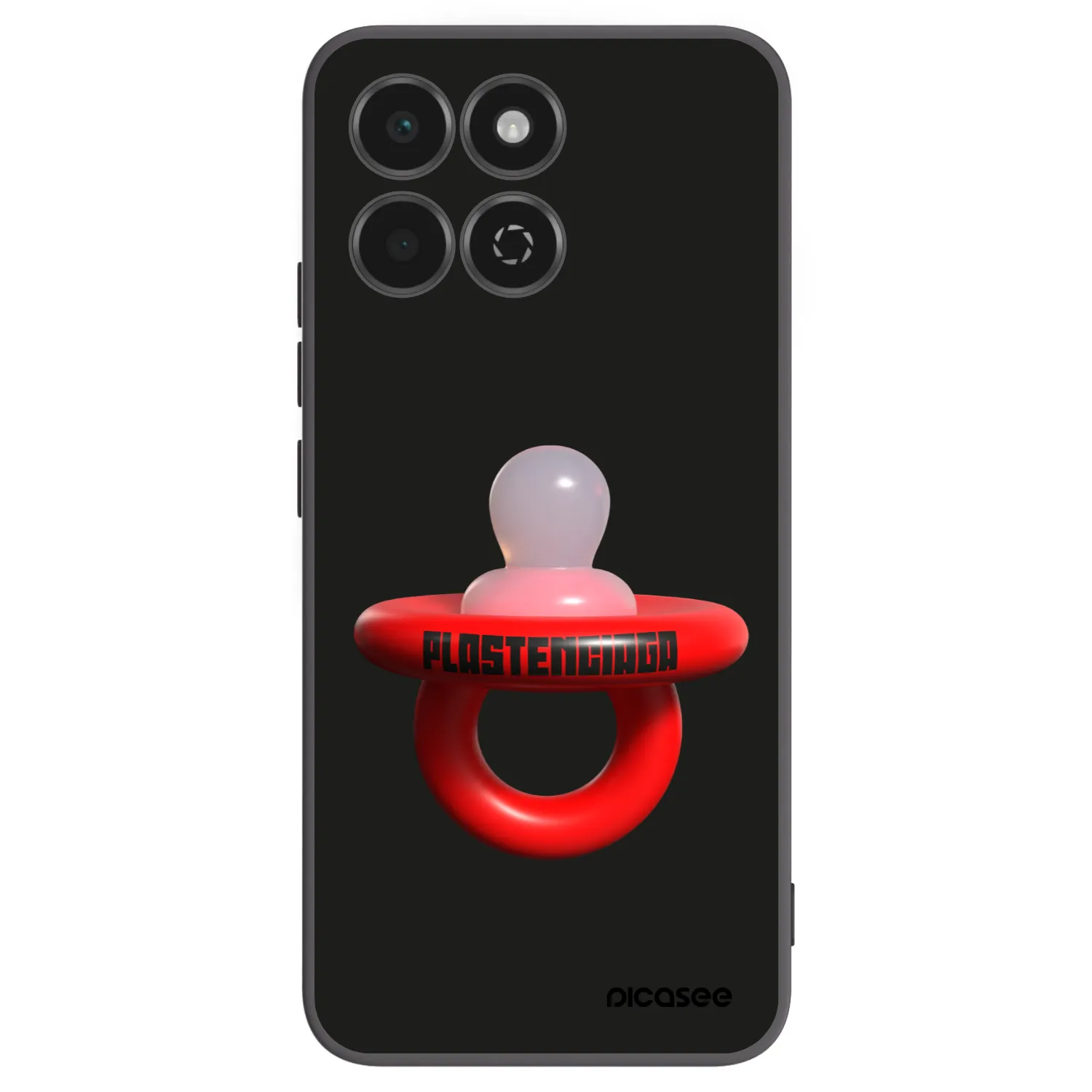 Picasee fekete szilikon tok az alábbi mobiltelefonokra Honor 200 Smart 5G - Le Dudel