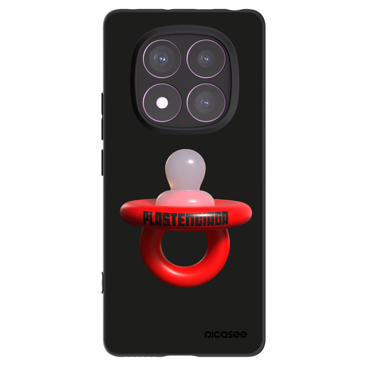 Picasee fekete szilikon tok az alábbi mobiltelefonokra Xiaomi Redmi Note 14 Pro 4G - Le Dudel