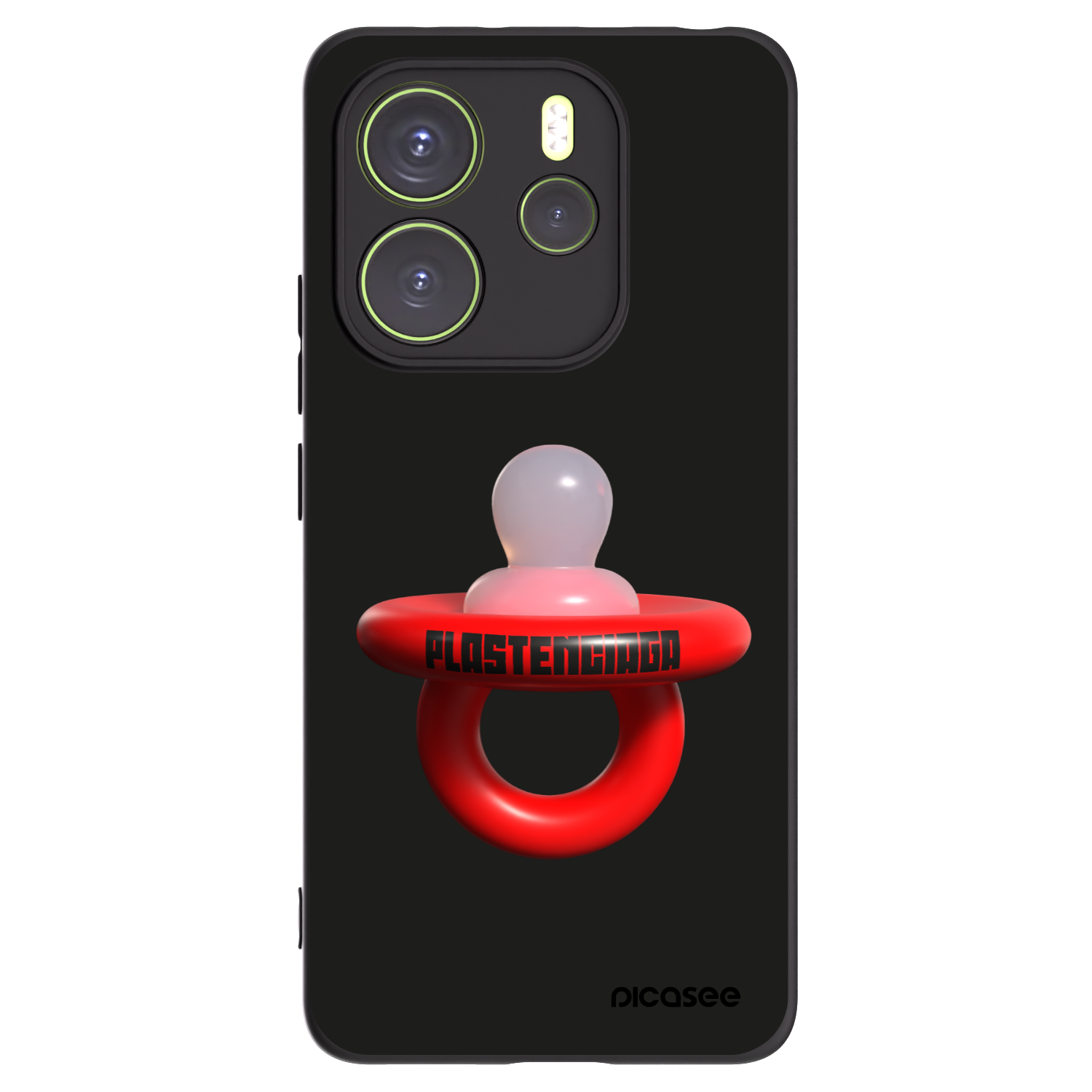 Picasee fekete szilikon tok az alábbi mobiltelefonokra Xiaomi Redmi Note 14 4G - Le Dudel