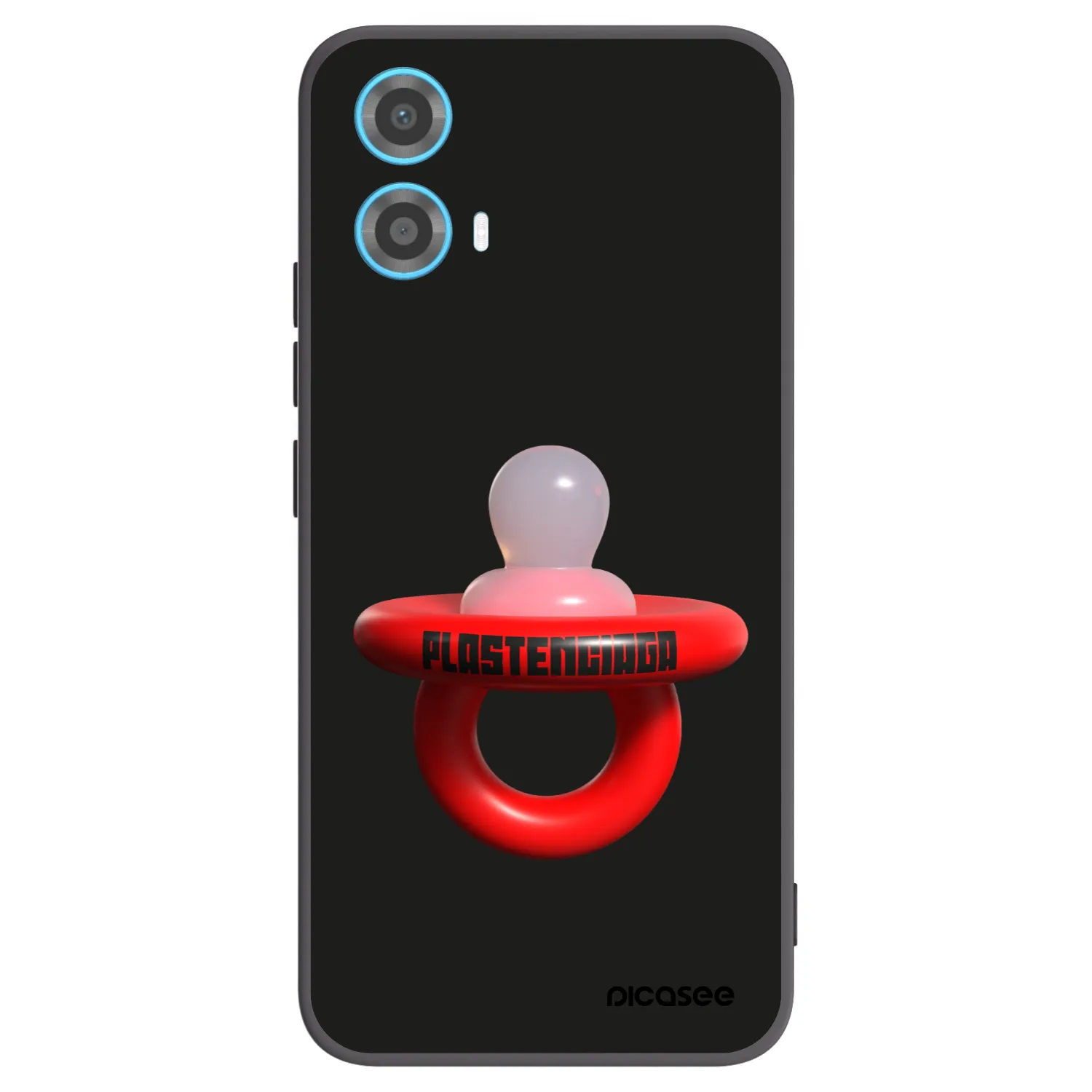 Picasee fekete szilikon tok az alábbi mobiltelefonokra Motorola Moto G34 5G - Le Dudel