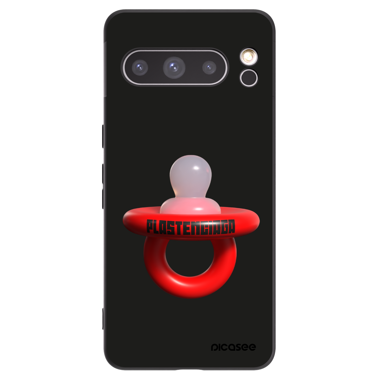 Picasee fekete szilikon tok az alábbi mobiltelefonokra Google Pixel 8 Pro - Le Dudel