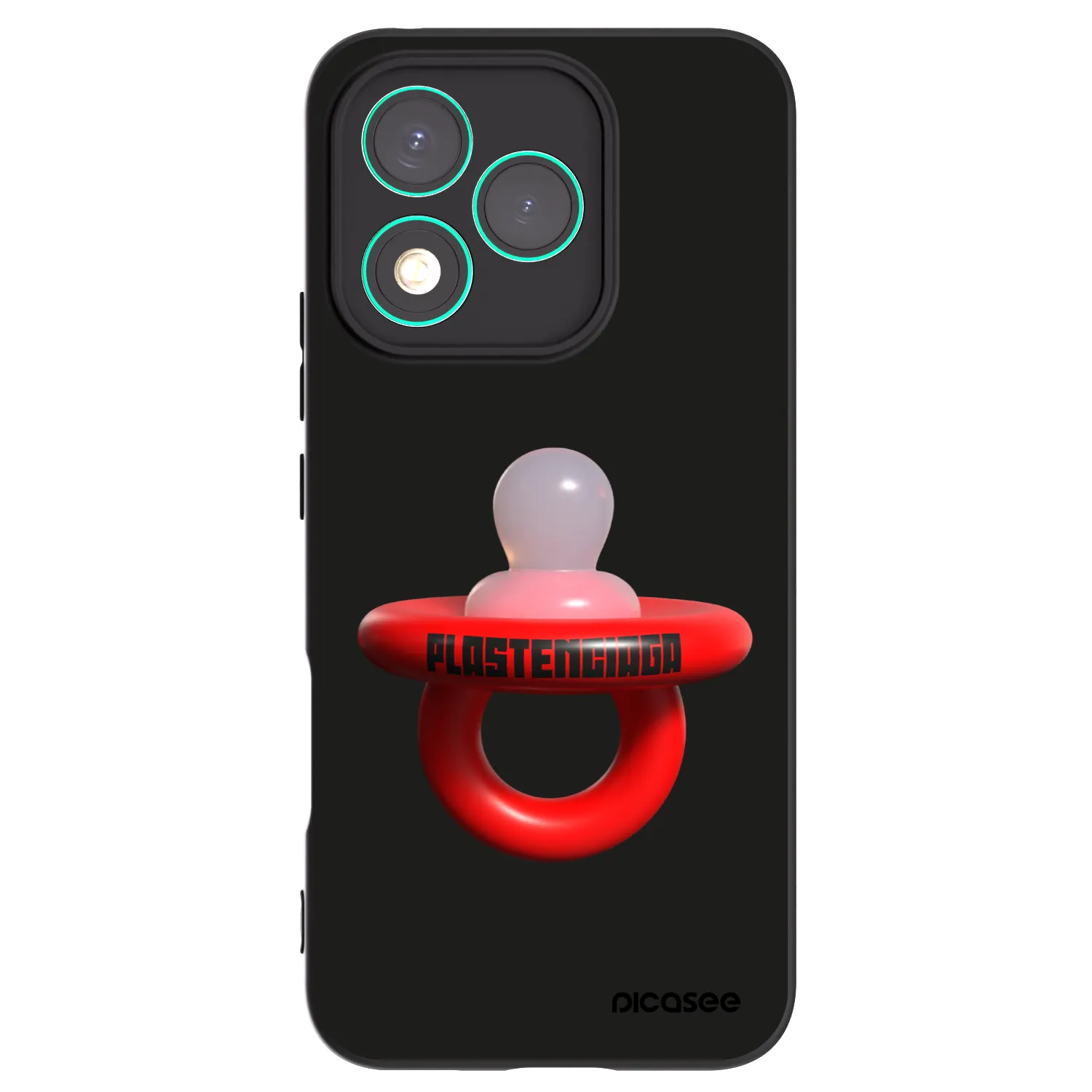 Picasee fekete szilikon tok az alábbi mobiltelefonokra Honor 400 Lite 5G - Le Dudel