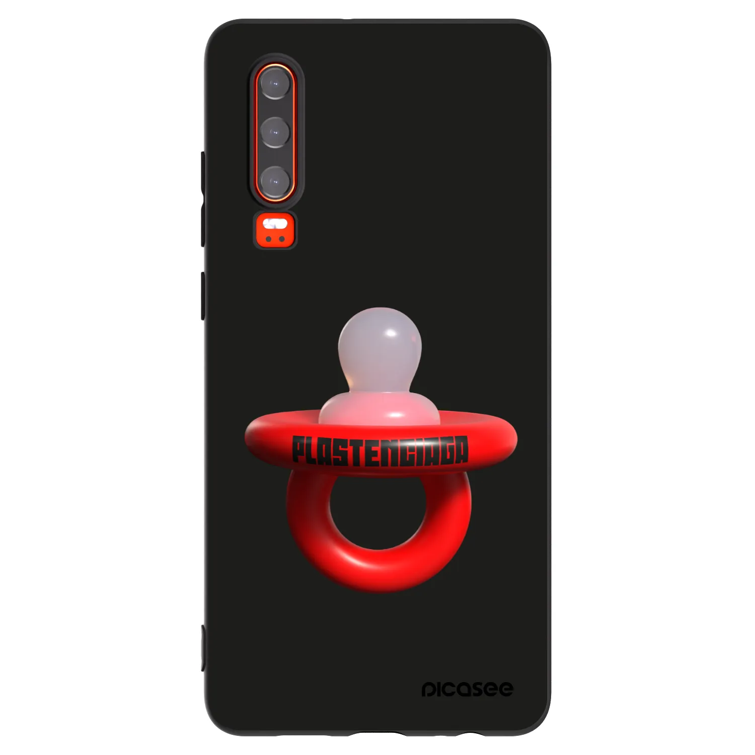 Picasee fekete szilikon tok az alábbi mobiltelefonokra Huawei P30 - Le Dudel