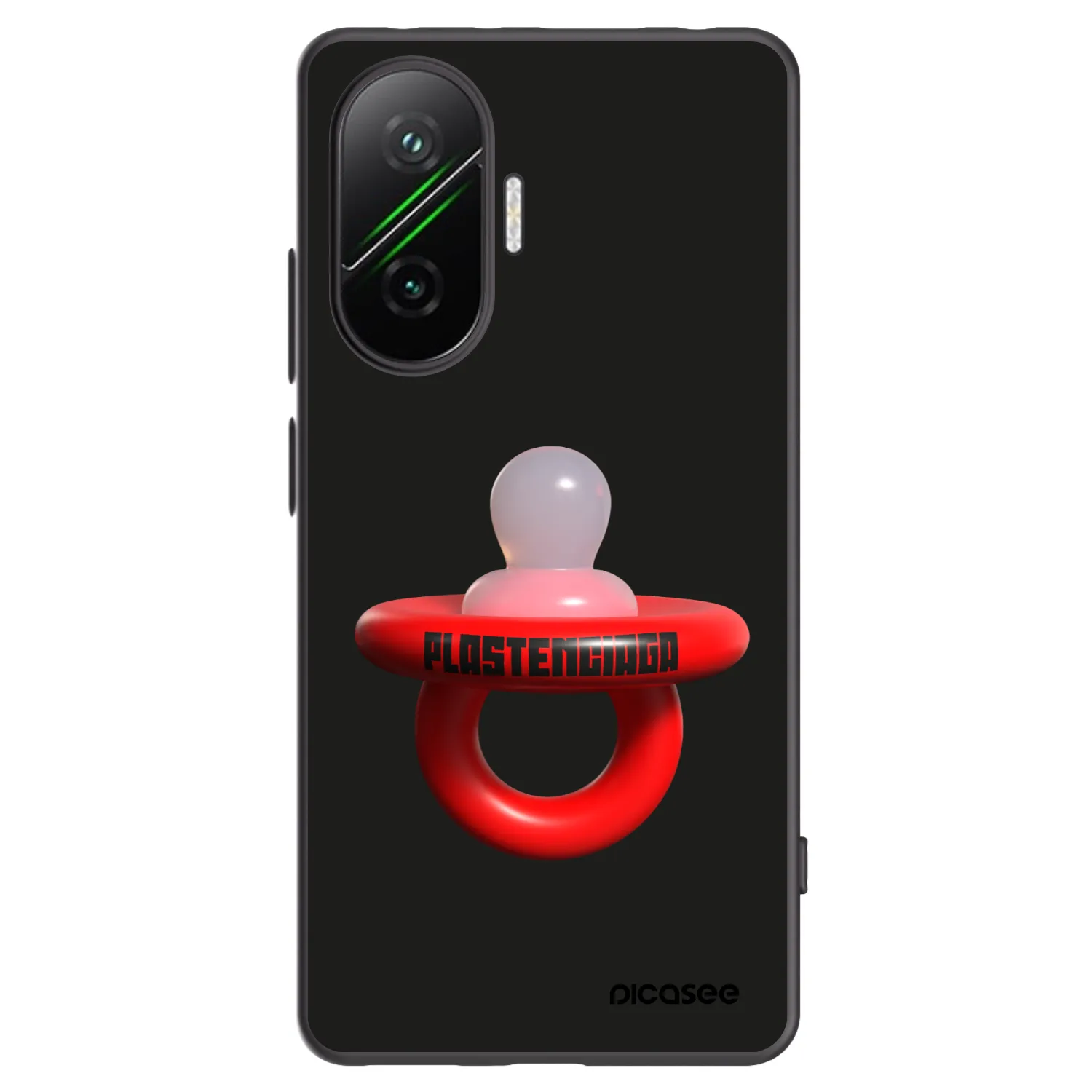 Picasee fekete szilikon tok az alábbi mobiltelefonokra Xiaomi Poco F7 5G - Le Dudel