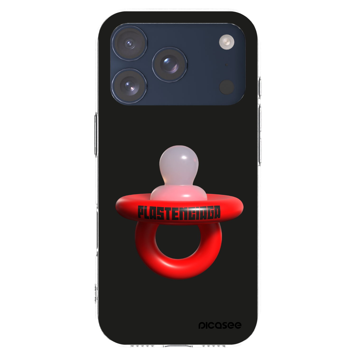 Picasee átlátszó szilikon tok az alábbi mobiltelefonokra Apple iPhone 17 Pro - Le Dudel