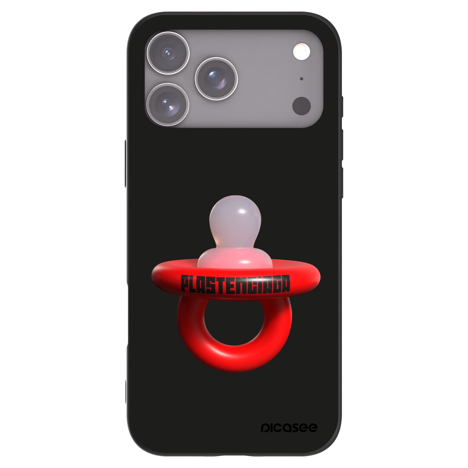 Picasee fekete szilikon tok az alábbi mobiltelefonokra Apple iPhone 17 Pro Max - Le Dudel