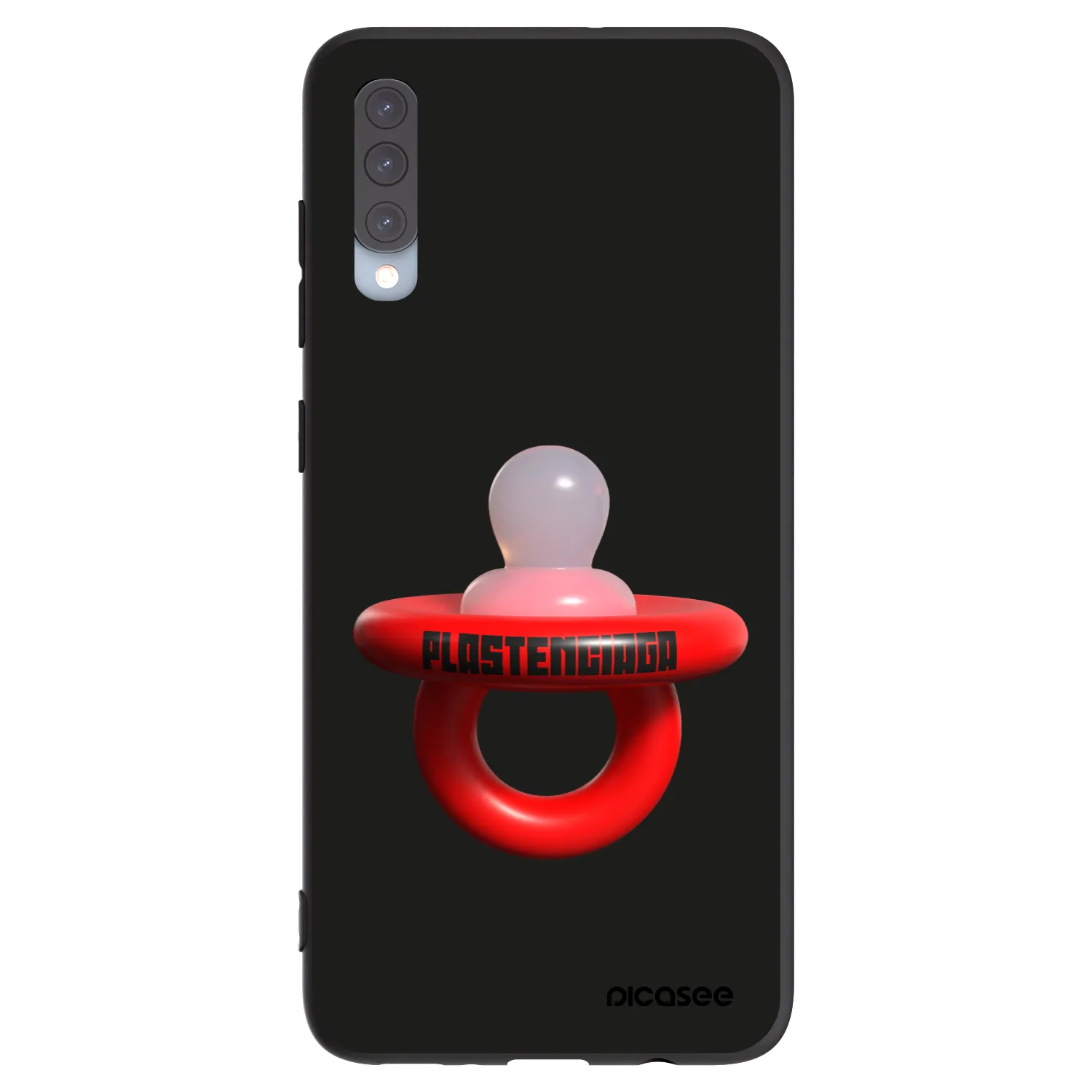 Picasee fekete szilikon tok az alábbi mobiltelefonokra Samsung Galaxy A70 A705F - Le Dudel