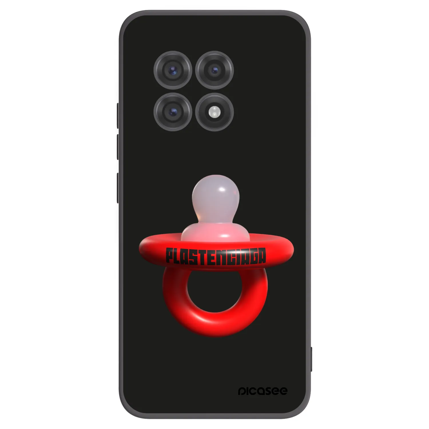 Picasee fekete szilikon tok az alábbi mobiltelefonokra OnePlus 13R 5G - Le Dudel