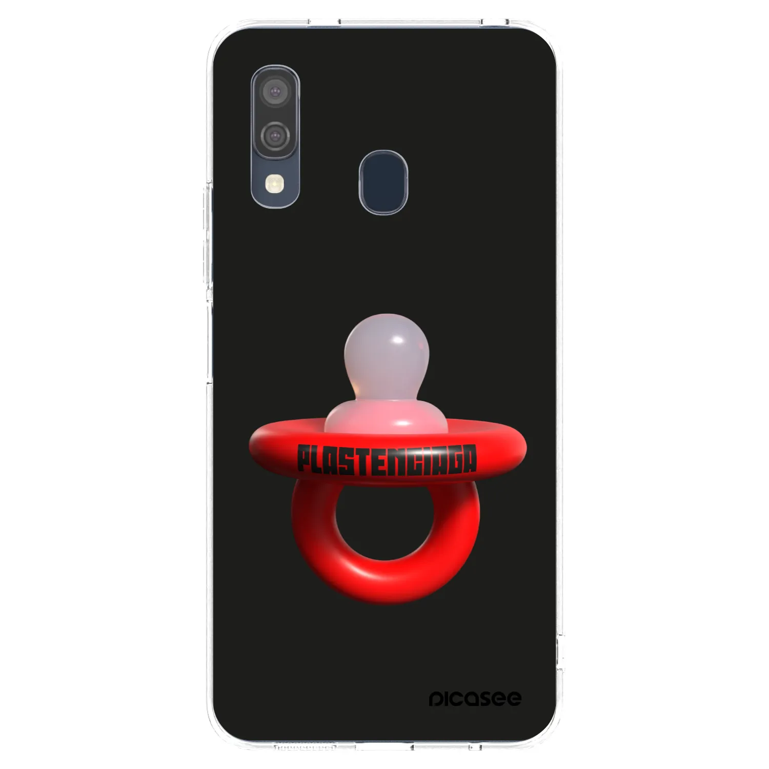 Picasee átlátszó szilikon tok az alábbi mobiltelefonokra Samsung Galaxy A40 A405F - Le Dudel