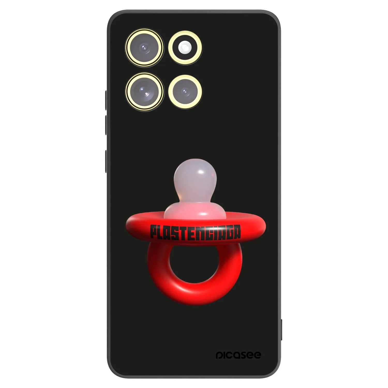 Picasee fekete szilikon tok az alábbi mobiltelefonokra Motorola Moto G86 5G - Le Dudel