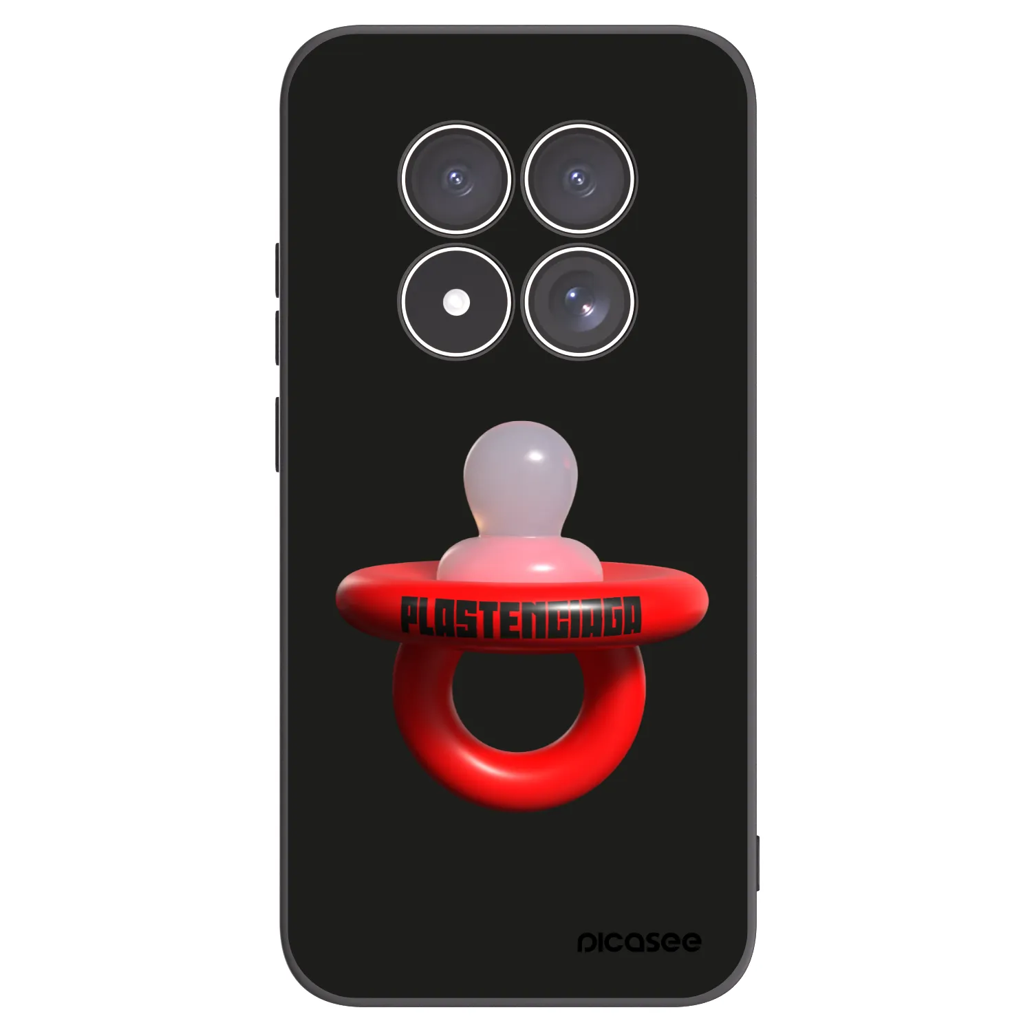 Picasee fekete szilikon tok az alábbi mobiltelefonokra Xiaomi Redmi Note 15 Pro 4G - Le Dudel