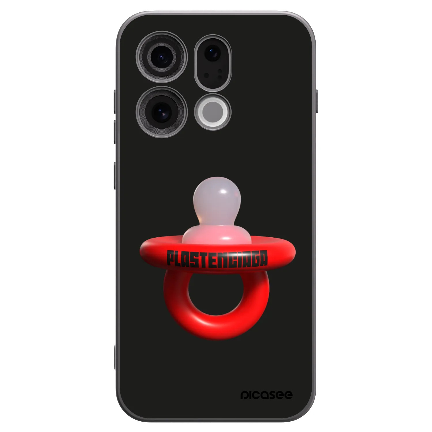 Picasee fekete szilikon tok az alábbi mobiltelefonokra OPPO Find X9 - Le Dudel