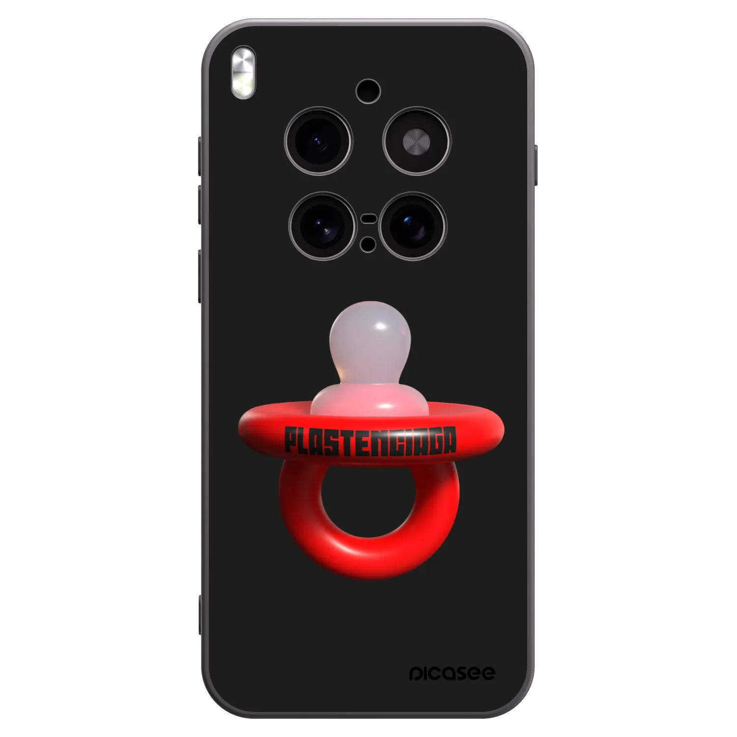 Picasee fekete szilikon tok az alábbi mobiltelefonokra Vivo X300 Pro - Le Dudel