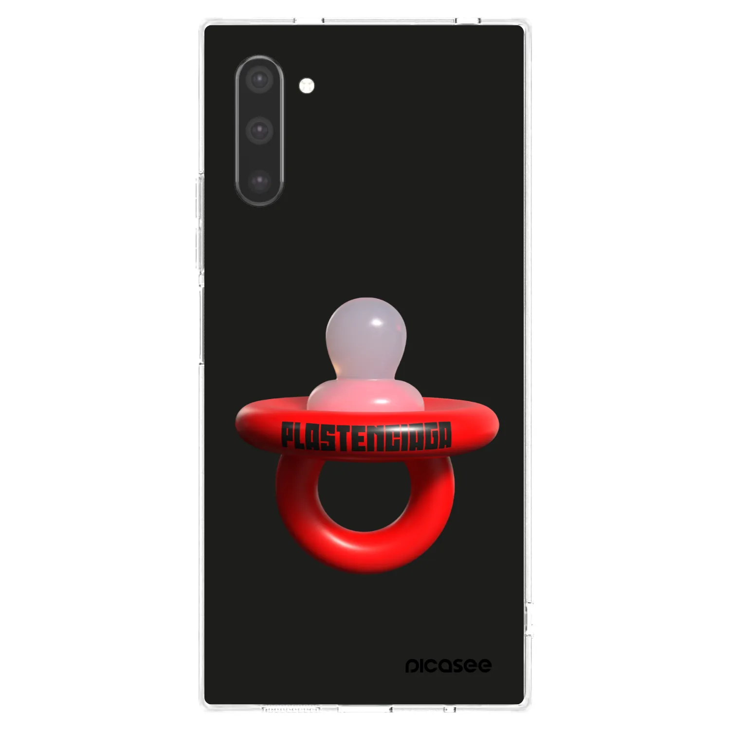 Picasee átlátszó szilikon tok az alábbi mobiltelefonokra Samsung Galaxy Note 10 N970F - Le Dudel