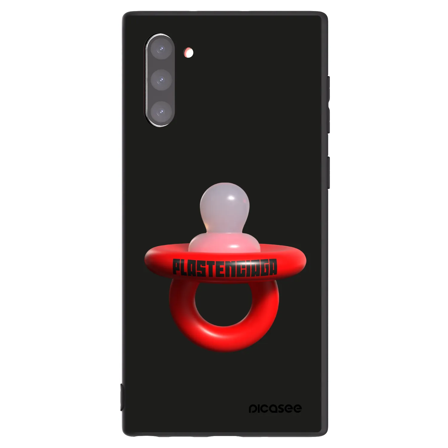 Picasee fekete szilikon tok az alábbi mobiltelefonokra Samsung Galaxy Note 10 N970F - Le Dudel