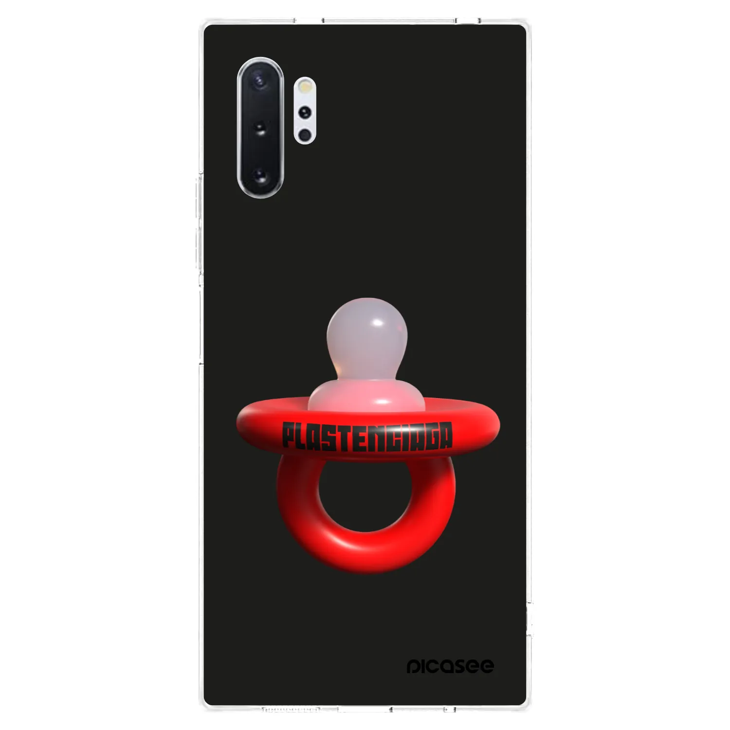 Picasee átlátszó szilikon tok az alábbi mobiltelefonokra Samsung Galaxy Note 10+ N975F - Le Dudel
