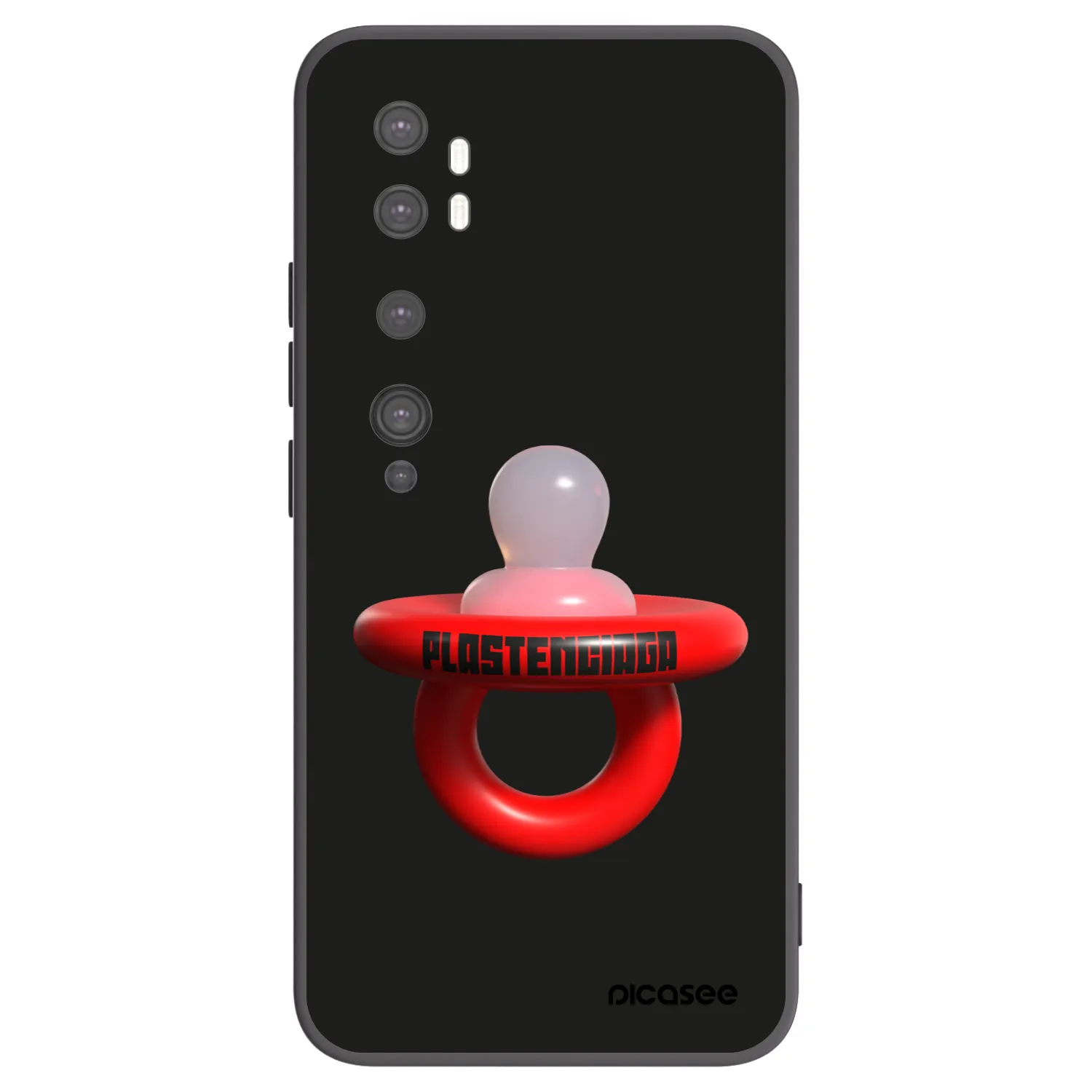 Picasee fekete szilikon tok az alábbi mobiltelefonokra Xiaomi Mi Note 10 (Pro) - Le Dudel
