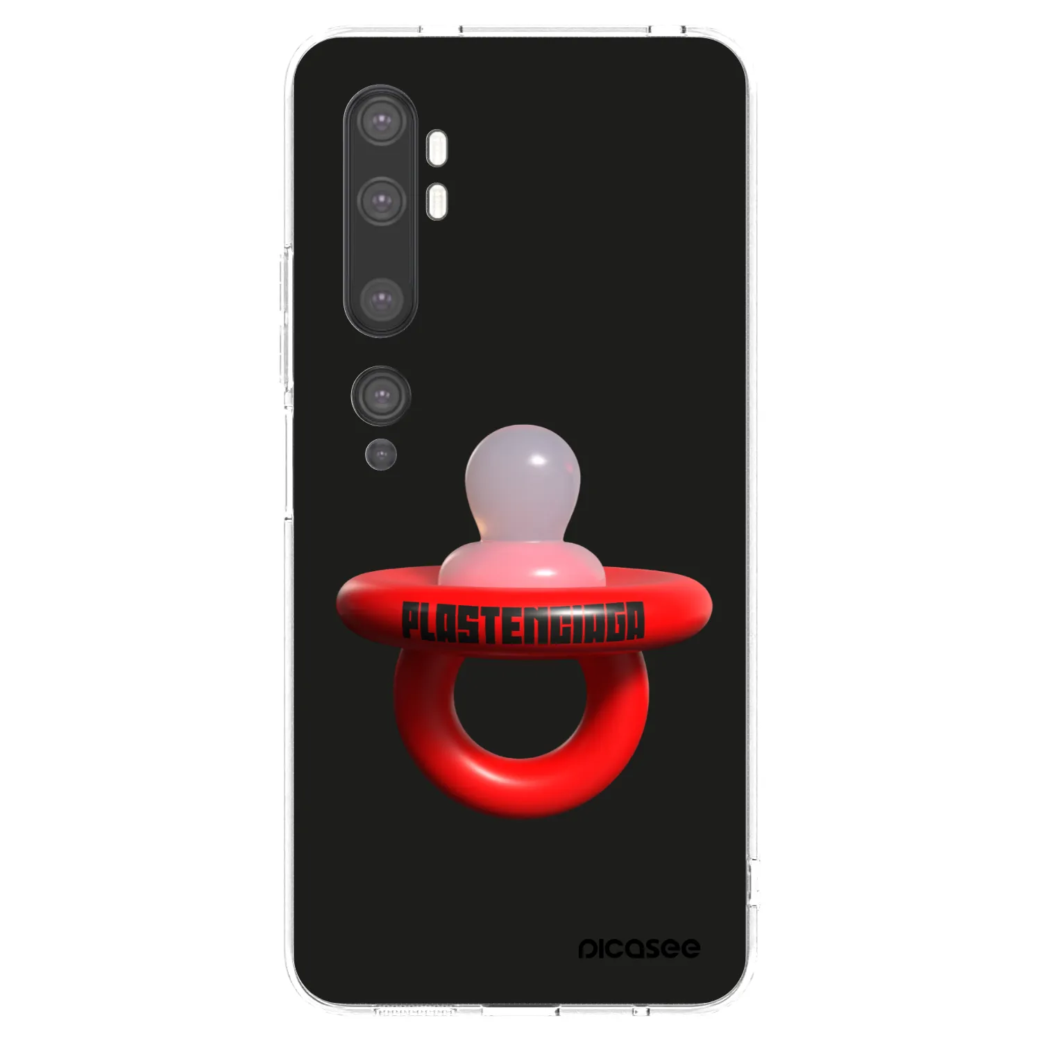 Picasee átlátszó szilikon tok az alábbi mobiltelefonokra Xiaomi Mi Note 10 (Pro) - Le Dudel