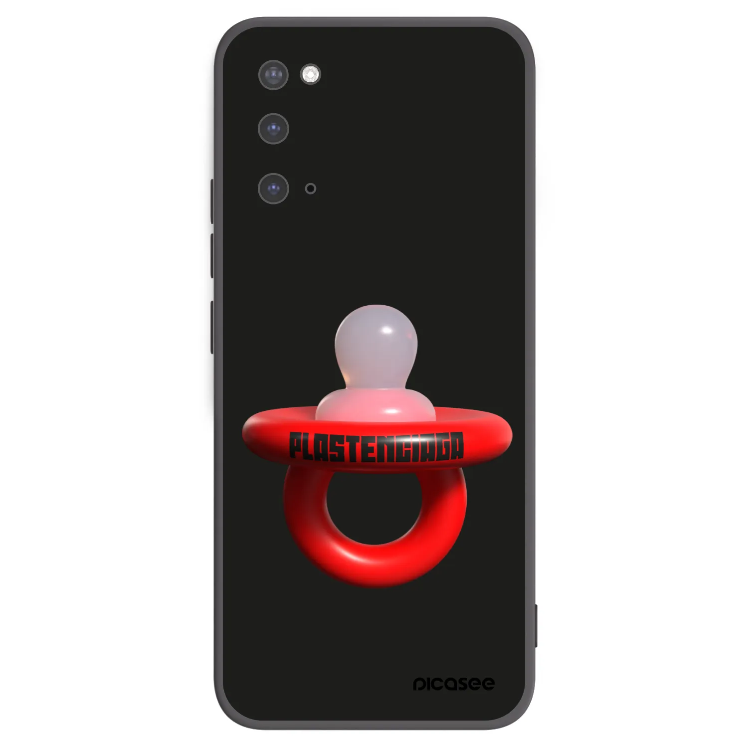 Picasee fekete szilikon tok az alábbi mobiltelefonokra Samsung Galaxy S20 G980F - Le Dudel