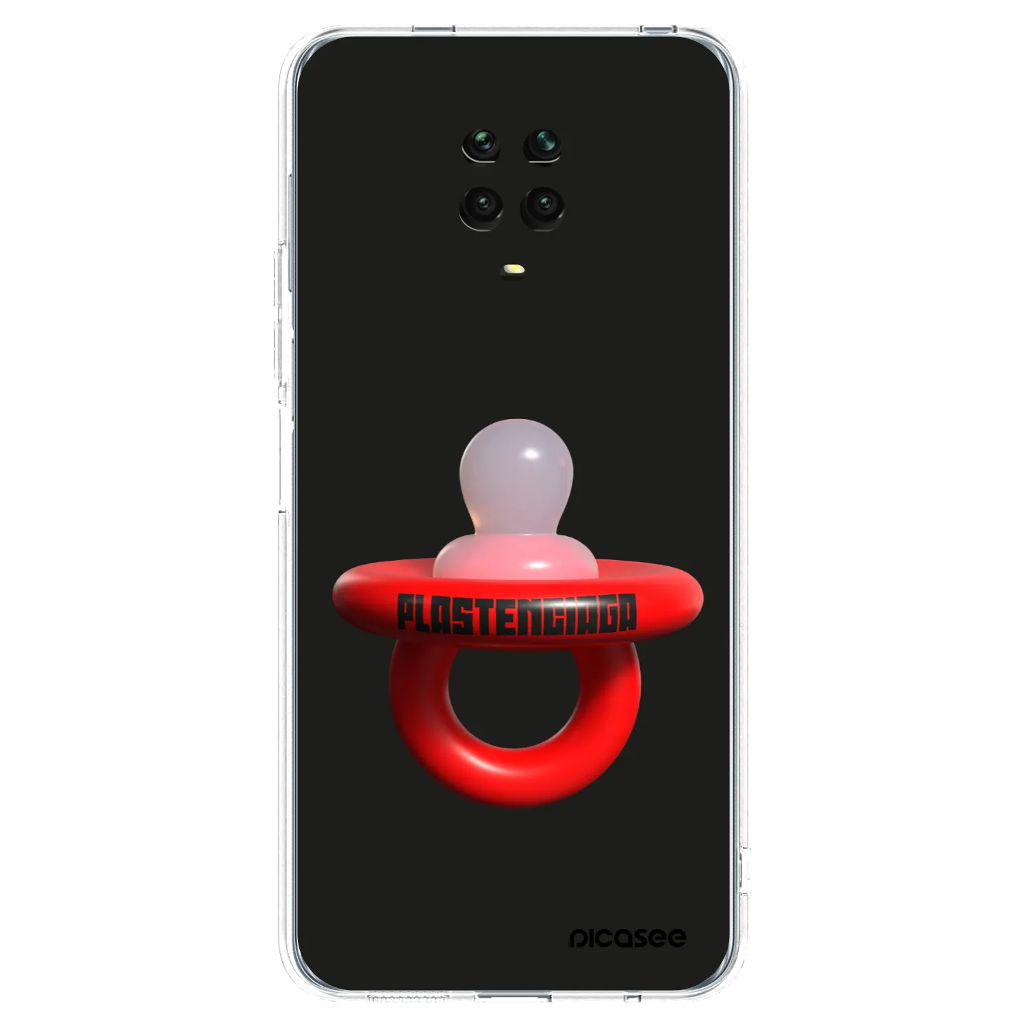 Picasee átlátszó szilikon tok az alábbi mobiltelefonokra Xiaomi Redmi Note 9S - Le Dudel