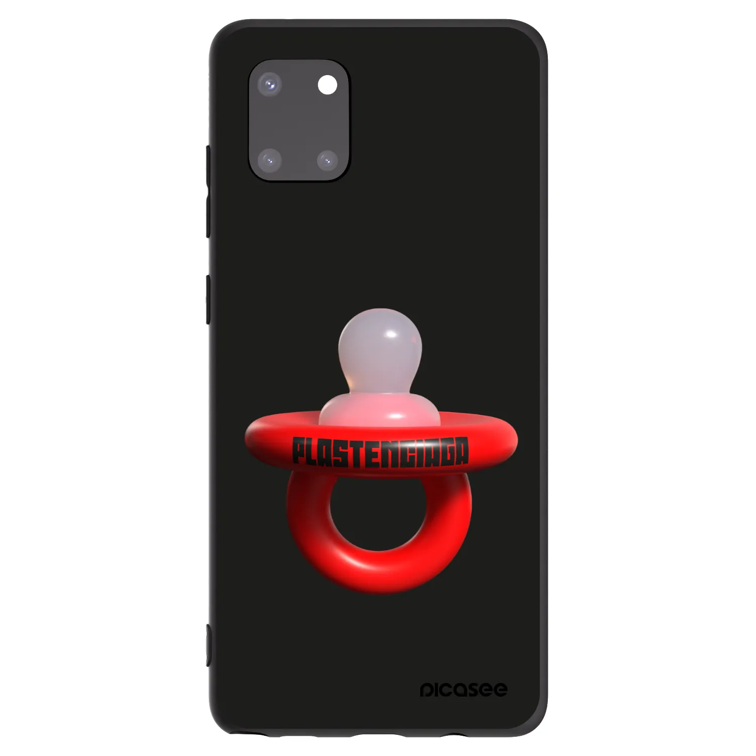 Picasee fekete szilikon tok az alábbi mobiltelefonokra Samsung Galaxy Note 10 Lite N770F - Le Dudel