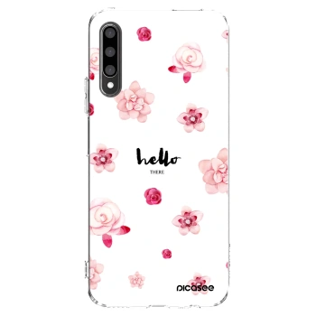 Picasee átlátszó szilikon tok az alábbi mobiltelefonokra Honor 9X Pro - Hello there