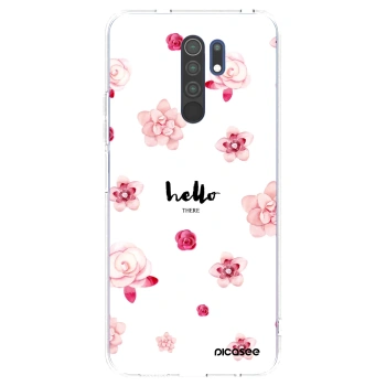 Picasee átlátszó szilikon tok az alábbi mobiltelefonokra Xiaomi Redmi 9 - Hello there