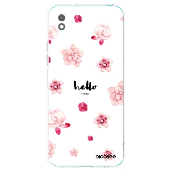 Picasee fekete szilikon tok az alábbi mobiltelefonokra Xiaomi Redmi 9A - Hello there