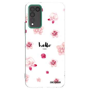 Picasee átlátszó szilikon tok az alábbi mobiltelefonokra Honor 10X Lite - Hello there
