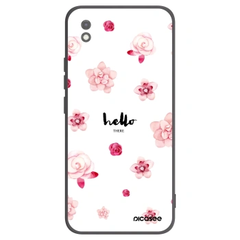 Picasee fekete szilikon tok az alábbi mobiltelefonokra Xiaomi Redmi 9AT - Hello there