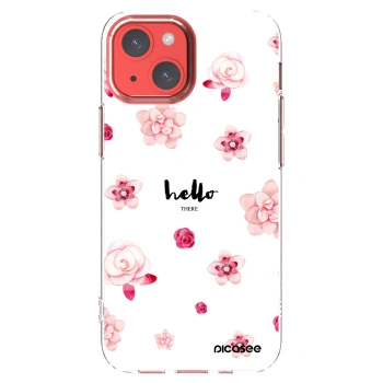 Picasee átlátszó szilikon tok az alábbi mobiltelefonokra Apple iPhone 13 mini - Hello there