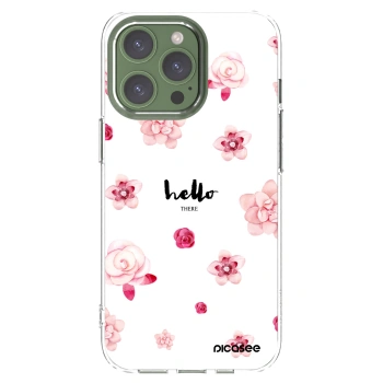 Picasee átlátszó szilikon tok az alábbi mobiltelefonokra Apple iPhone 13 Pro - Hello there