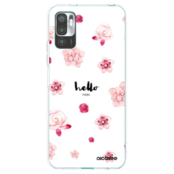 Picasee átlátszó szilikon tok az alábbi mobiltelefonokra Xiaomi Redmi Note 10 5G - Hello there