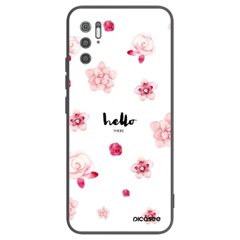 Picasee fekete szilikon tok az alábbi mobiltelefonokra Xiaomi Poco M3 Pro 5G - Hello there