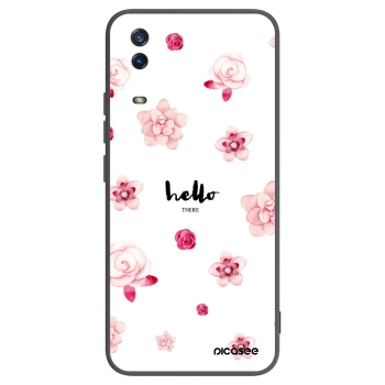 Picasee fekete szilikon tok az alábbi mobiltelefonokra Vivo Y11s - Hello there